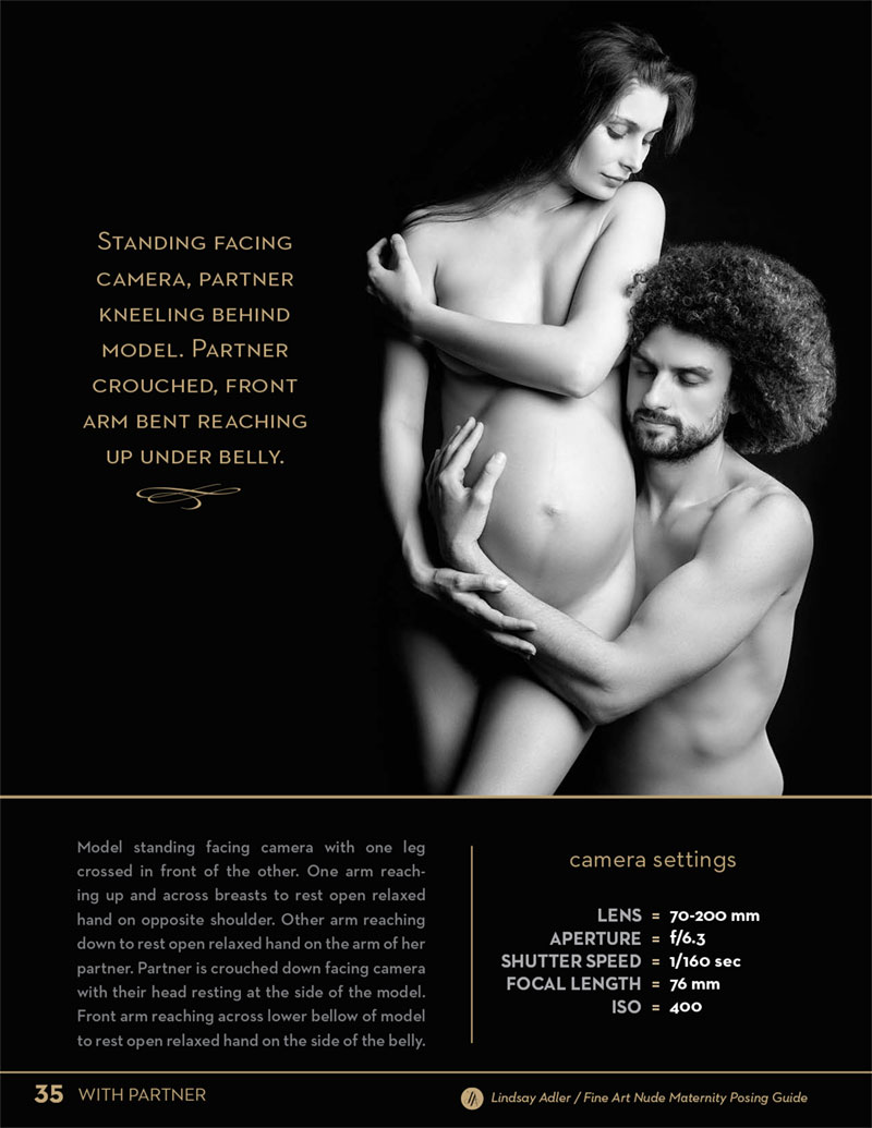 Fine Art Nude Maternity Posing Guide