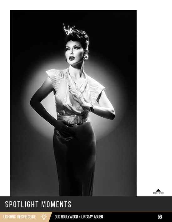 Old Hollywood Lighting Recipe Guide - Lindsay Adler Photography - Spotlight Moments sample