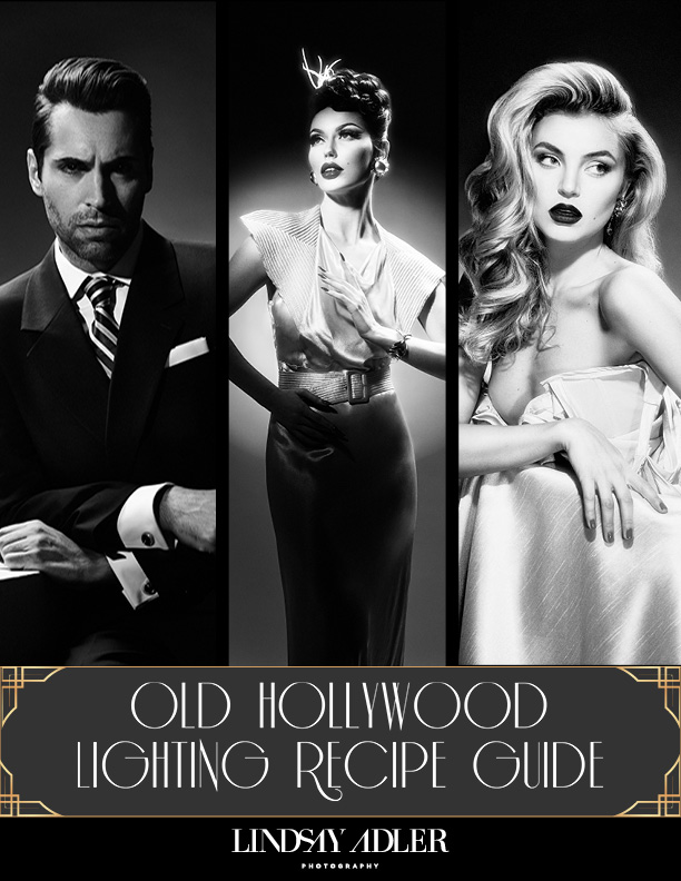 Old Hollywood Lighting Recipe Guide - Cover - Lindsay Adler Photography