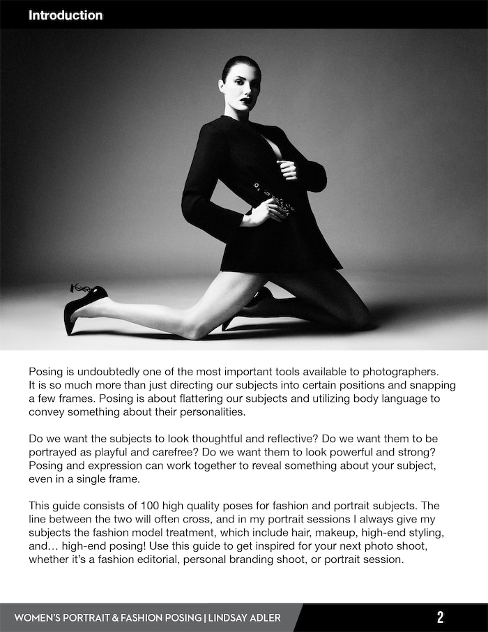 Lindsay Adler Photography Womens Posing Guide toc web