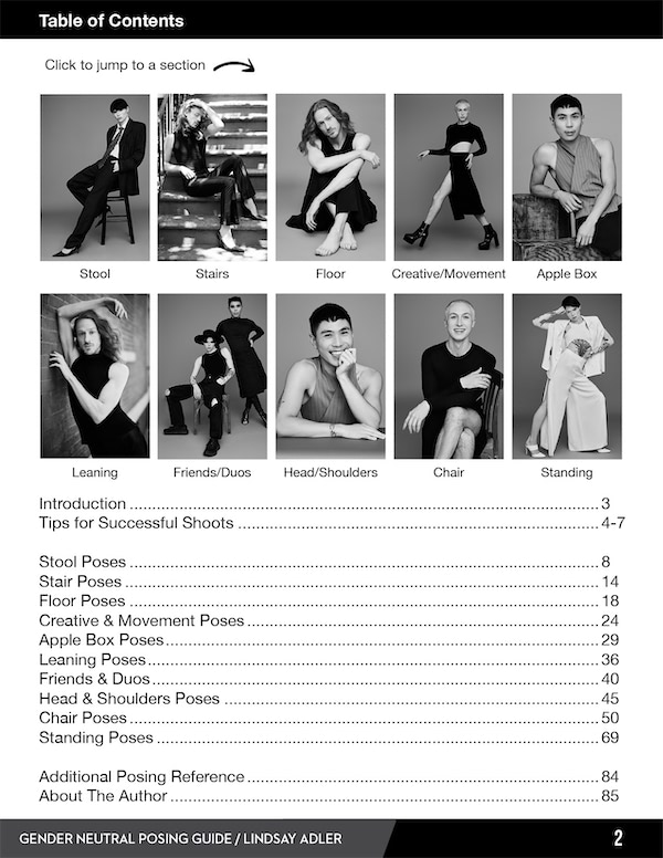 Mens Fashion Portrait Posing Guide Lindsay Adler | PDF | Body Language |  Chair